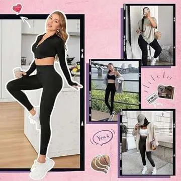 CAMPSNAIL 4 Pack High Waisted Leggings for Women - Soft Tummy Control Slimming Yoga Pants for Workout Running Reg & Plus Size