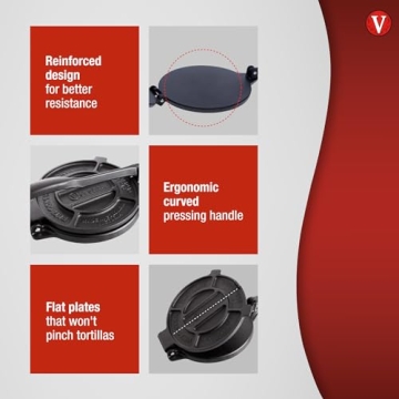Victoria Cast Iron Tortilla Maker - 6.5 Inches