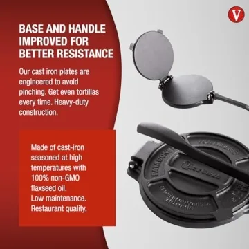 Victoria Cast Iron Tortilla Maker - 6.5 Inches