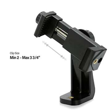 LimoStudio Adjustable Smartphone Holder Stand - 17 Inch Height