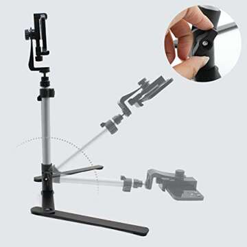 LimoStudio Adjustable Smartphone Holder Stand - 17 Inch Height