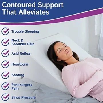 Ebung Wedge Pillow for Snoring Relief and Comfort