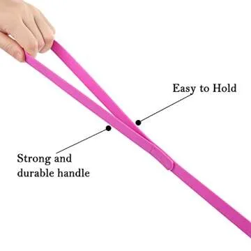 Waterproof Long Leash Durable Dog Recall Training Lead Great for Outdoor Hiking, Training, Yard, Beach and Swimming (Purple, 30ft)