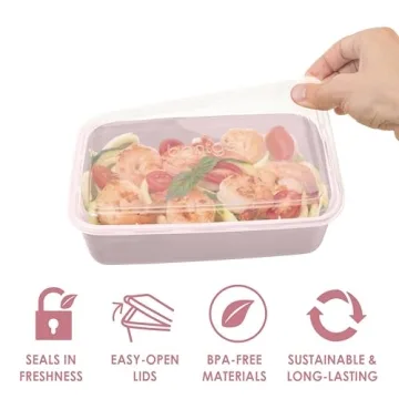 Bentgo 20-Piece BPA-Free 1-Compartment Containers