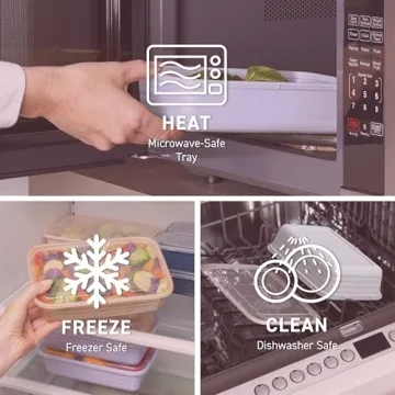 Bentgo 20-Piece BPA-Free 1-Compartment Containers