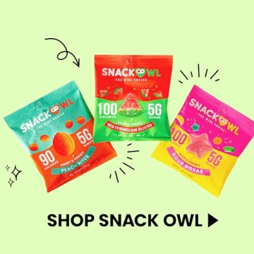 Snack Owl Vegan Sour Gummy Candy Delicious Guilt Free Treats