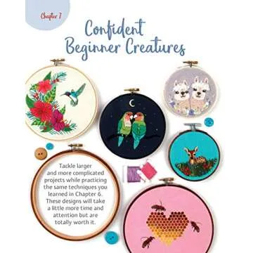 Animal Embroidery Workbook for Creative Crafters