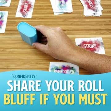 Bamboozled - A Hilariously Fun Bluffing Dice & Card Game. Family-Friendly Party Game for Kids, Teens & Adults. Fast and Easy to Learn