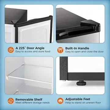 Compact Kismile Small Freezer, 3.0 Cu.ft Energy Efficient