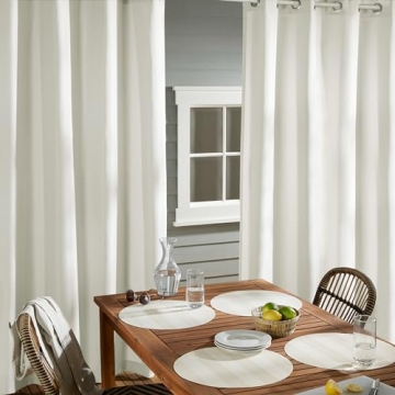 TOWN & COUNTRY BASICS Light Filtering Curtain Panel Set