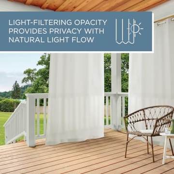 TOWN & COUNTRY BASICS Light Filtering Curtain Panel Set