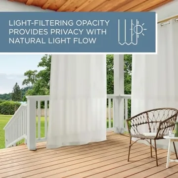 TOWN & COUNTRY BASICS Light Filtering Curtain Panel Set