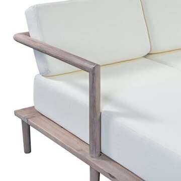 TOV Furniture Emerson Cream Outdoor Sectional - LAF