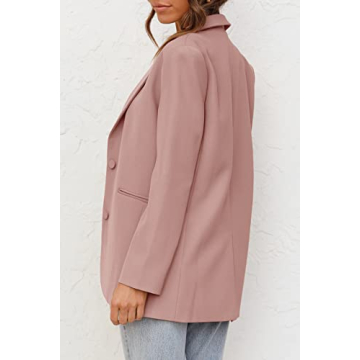 Stylish Oversized Pink Blazer for Women - Casual & Office