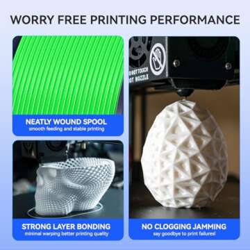 JAYO PLA 3D Printer Filament for Accurate Printing