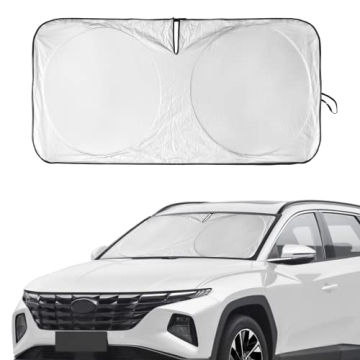 Windshield Sun Shade for Hyundai Elantra, Front Window Sunshade Protector Custom Fit for Elantra 201...