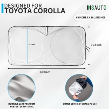 Custom Hyundai Elantra Windshield Sun Shade - UV Protection