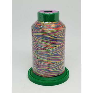 Isacord Embroidery Thread Variegated (9916 Rainbow) - Premium Quality