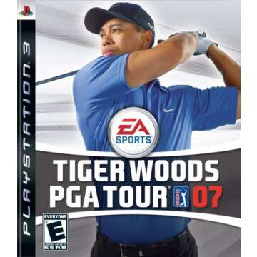 Tiger Woods PGA Tour 07 for PlayStation 3 - Renewed, High-Quality Gameplay