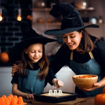 Ghost Silicone Molds 2 Packs Non-Stick 3D Chocolate Molds for Halloween Party Decorations