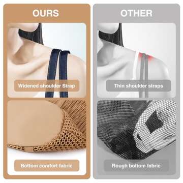 KALIDI FANCY FOREST Beach Mesh Tote Bag, Womens Shoulder handbag MAX 27L Grocery Bag Khaki