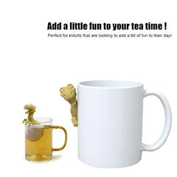 Fun Dinosaur Tea Infuser for All Ages, Eco-Friendly Design