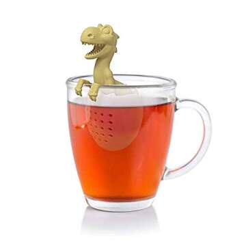 Fun Dinosaur Tea Infuser for All Ages, Eco-Friendly Design