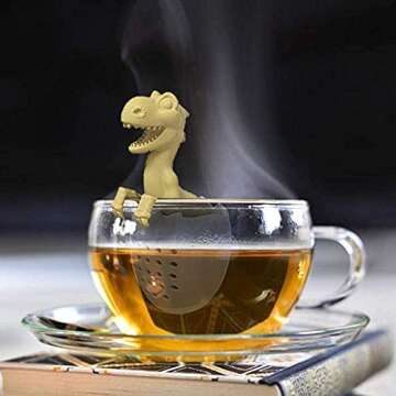 Fun Dinosaur Tea Infuser for All Ages, Eco-Friendly Design