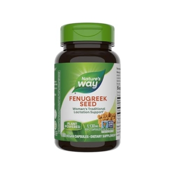 Nature's Way Fenugreek Seed - Natural Lactation Support for Moms