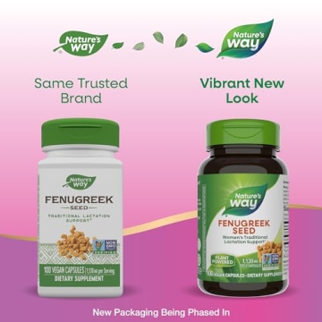 Nature's Way Fenugreek Seed: Vegan Lactation Support
