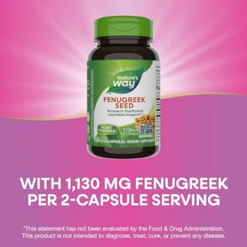Nature's Way Fenugreek Seed: Vegan Lactation Support