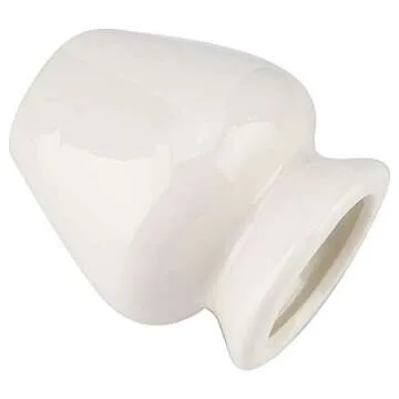 Matcha Whisk Stand, Ceramic Holder Traditional Tea Best Japanese Authentic Accessories for Matcha Chasen Matcha Green Tea Ceremony(white)