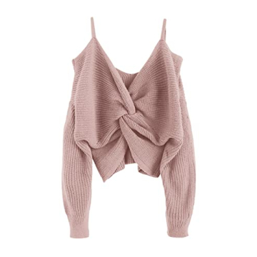 ZAFUL Cold Shoulder Sweater - Stylish & Versatile Top