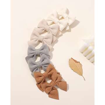 doboi 40PCS Baby Hair Bows Clips for Toddler Girls