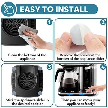 Appliance Sliders Kitchen Gadgets 24 PCS Easy Movement