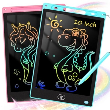 KTEBO 2 Pack 10 Inch LCD Writing Tablet for Kids - Preschool Drawing Tablet Toys & Toddler Travel Es...