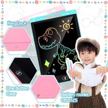 KTEBO 10 Inch LCD Writing Tablet for Kids - Perfect Gift Option