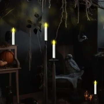 Tuanse 12 Pcs Flameless Floating Candles for Elegant Decor