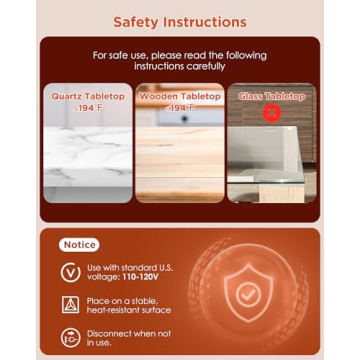 FEPPO Food Warming Mat with Adjustable Temperature Control