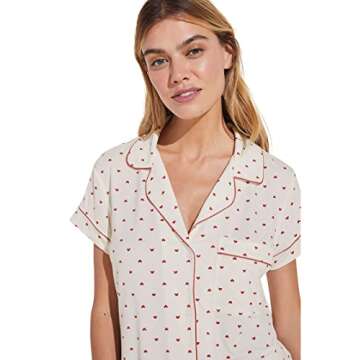 Eberjey Gisele Printed PJ Set for Women - XL Size