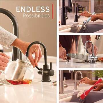 InSinkErator HOT250 Matte Black Instant Hot/Cold Water Dispenser