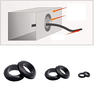 Ohaha 260pcs Rubber Grommet Assortment for Wiring