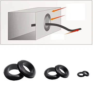 Ohaha 260pcs Rubber Grommet Assortment for Wiring