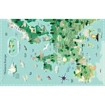 Interactive Sticker Picture Atlas of the World for Kids