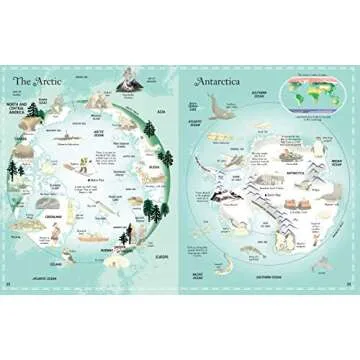 Engaging Sticker Picture Atlas for Global Exploration