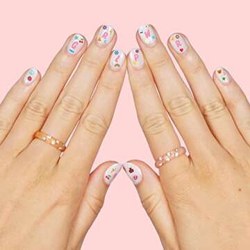 xo, Fetti Kids Nail Stickers | 816 Fun Designs for Parties