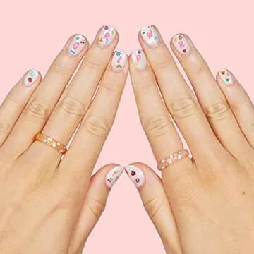 xo, Fetti Kids Nail Stickers | 816 Fun Designs for Parties