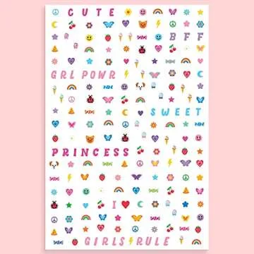 xo, Fetti Kids Nail Stickers | 816 Fun Designs for Parties