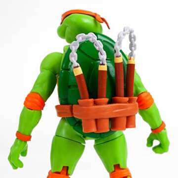 The Loyal Subjects Teenage Mutant Ninja Turtles Michelangelo BST AXN 5-inch Action Figure