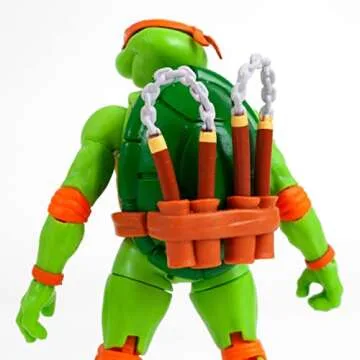 BST AXN 5-inch Michelangelo Action Figure for TMNT Fun